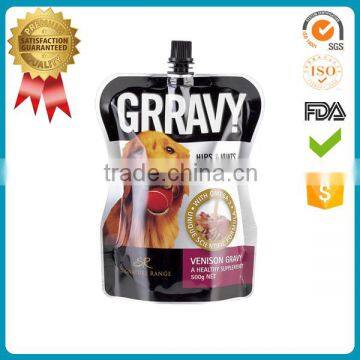 Custom Printed Plastic Cap Liquid/detergent Doypack Compound Bag Stand up Spout Pouch photo-2