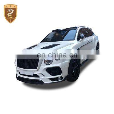 Good fitment Mansry carbon fiber car bumper body kit for bentley bentayga