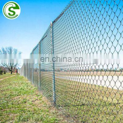 China factory sell chin link wire mesh fence / galvanized or vinyl coated fence