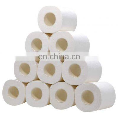 10 Rolls Quality Toilet Paper Family Rolling Paper Soft Wood Strong Water Absorption Household Crude Pulp