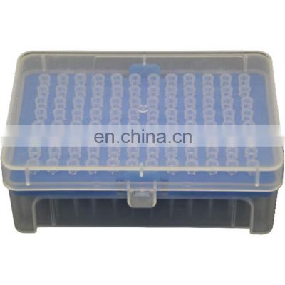 Plastic Disposable Sterile Universal 10ul 1000ul Micro Pipette Filter Tip Rack for Lab