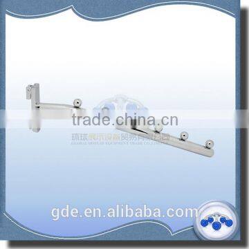 350mm metal chrome display hook for slotted system