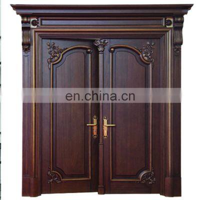 Modern Teak Solid Wood Doors Design Swing Wooden Room Interior Wooden Door