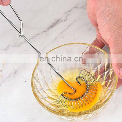 2021 Direct-Sale Stainless Steel Rolling Manual Household Wireless Mini Egg Whisk