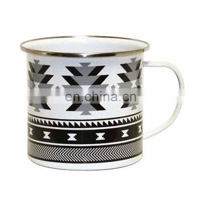 Sample Certified Enamel Steel Metal Coffee Sport Tea Water Flower Cup photo-3