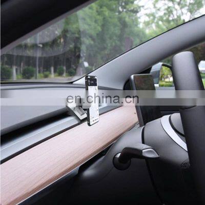 Autoaby For Tesla Model 3 Y Mount Fixed Clip Safety Cell Phone Holder Stand Car Accessories