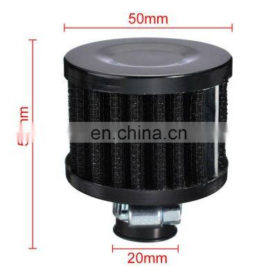 Oil Catch Can Tank 2-Port Baffled Reservoir With Drain Valve Breather Universal photo-4