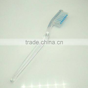 China clear toothbrush wholesale for motel