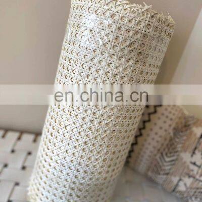 Wholesale Rattan Cane Webbing Roll Natural Mesh Furniture Bleached Square Woven Rattan Cane Webbing (WS+84989638256) photo-3