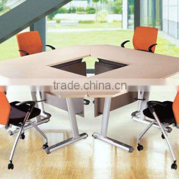 New design folding wooden executive conference table for meeting hall