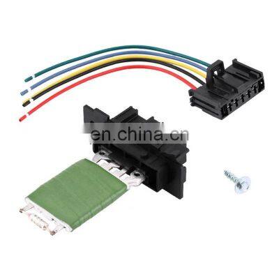 Heater Motor Blower Fan Resistor with Wiring Harness for Fiat Grande Punto Qubo 77364061 95508692