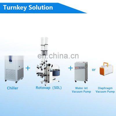 Dual Condenser and Receiving Flask 50 Liter Rotary Evaporator photo-4