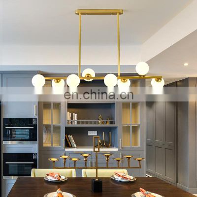 Hot Sale Indoor Decoration Pendant Lighting LED Chandelier For Hotel Office Staircase Iron Glass Ceiling Lamp