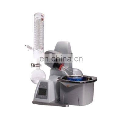 RE100-Pro precise 1L Chemical resistant double PTFE system industrial mini rotary evaporator with timer function