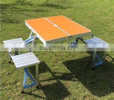Portable Metal Small Dining Table Home Outdoor Barbecue Table and Chair Simple Folding Table photo-3