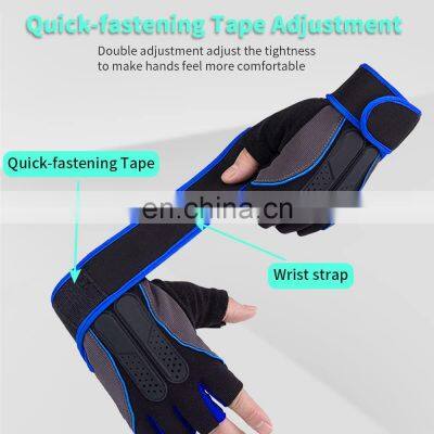 High Quality Custom Logo Ventilated Workout Fitness Weight Lifting Gloves With Wrist Breathable Workout Weightlifting Gloves photo-4