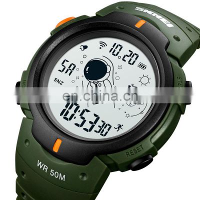 New Arrival Skmei 1820 Sport Digital Watch Army Green Black Waterproof 50 Meters for Men