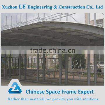 Prefabricated Steel Roof Truss for Car Parking photo-2