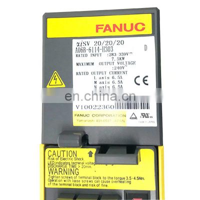 Hot sales fanuc new original servo drive amplifier A06B-6114-H303