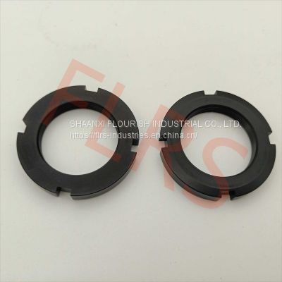 EN AW-7075 Slotted Rolling Bearing Round Lock Nut For Motorcycle Automotive