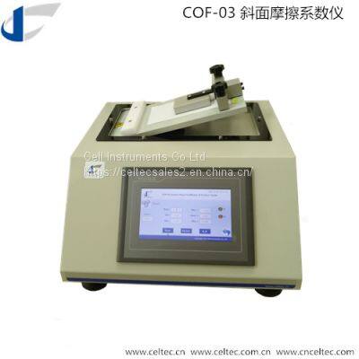 TAPPI T816 static and kinetic coefficients Coefficient of Friction Tester COF-03