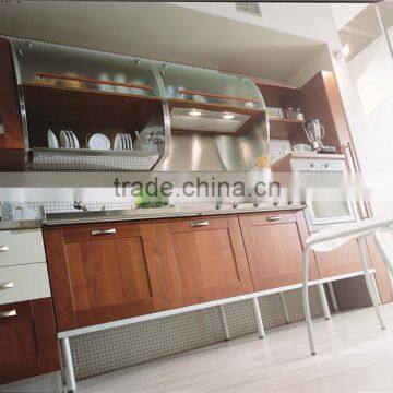 Modular Solid/MDF Wood Kitchen Cabinet photo-4