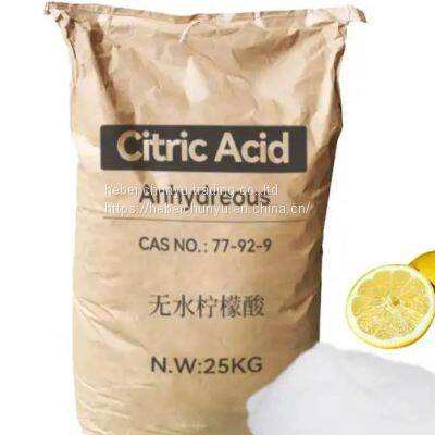 China Factory Price White Powder Crystal Citric Acid Monohydrate for Food Acidity Regulators photo-3