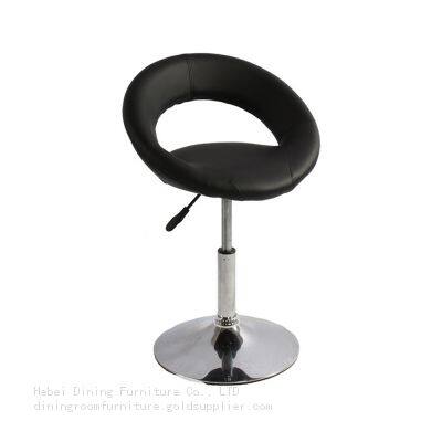 Swivel Leather PU Bar Chair with Metal Base DC-U63S