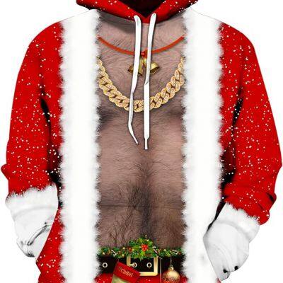 Graphic Hoodies for Men Funny Novelty Pullover Sweatshirt Xmas Teen Boy Gifts Black red Galaxy Hoodie