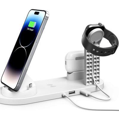 Wireless Phone Chargers Best seller 6 3 In 1 Wireless Charger Charging Stations 4-in-1 Charging Station Charger Wireless