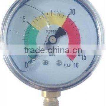 YN63C2 63mm(2.5") Oil filled pressure gauge