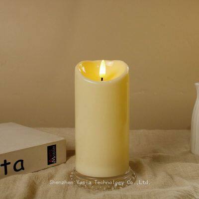 Bulk Flameless LED Candles Battery Operated With Remote & Timer – Real Wax Pillars in Decorative Sets/Packs, 4