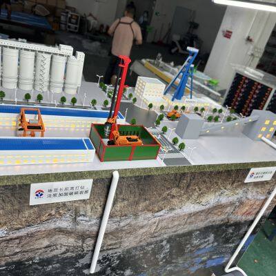Manufacturer of sand table models for coal mine production lines