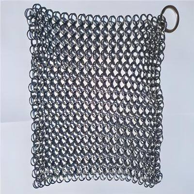 20x15 Stainless Steel Chainmail Scrubber/stainless Steel Ring Mesh/chain Mail Customized photo-5