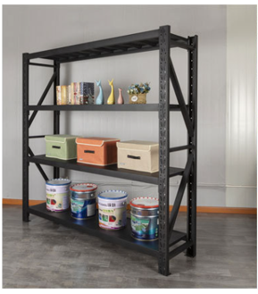 Supermarket Warehouse High Quality Rack Heavy Display Adjustable Boltless Rack Shelves Steel Metal Racking Shelf photo-4