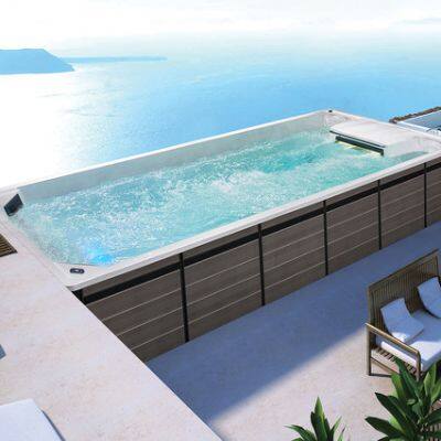 Outdoor 8m Swim Therapy Hot Tub Ground Swimming Pool Swim Outdoors