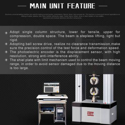 200KN Computer Control Electronic Universal Testing Machine Factory Price HST WDW-200E 200KN Double Columns Class 0.5 photo-3