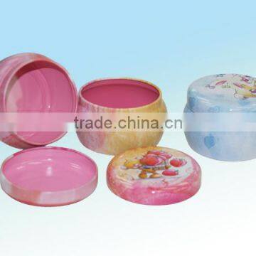 tin candy jars/ fancy tin cookie cans