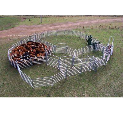 Painéis de cerca agrícola de aço galvanizado ecológico para curral de gado