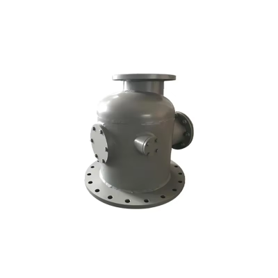 High Quality JQ641FM Ceramic Lined Feed Valve Carbon Steel Three-way Feed Valve Flange Bell Cover Flap Feed Valve