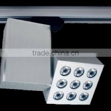 Cheapest High Quality 9X1W LED Aluminium Spot for 4 Wire Track With LED Chips and Driver for Indoor Decoration photo-2