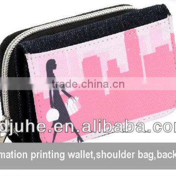 sublimation canvas wallet