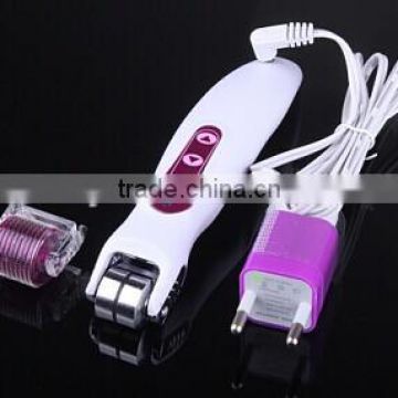 Vibrating LED Red Derma Needle Roller Hair Loss Skin Care Acne Cellulite