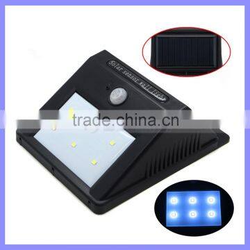 Outdoor Waterproof 6 LED Solar Sensor Light