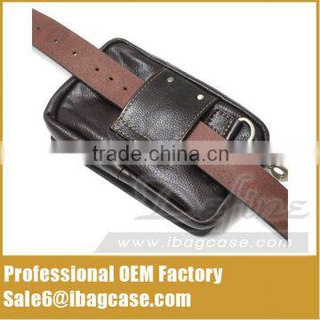 New Mens Leather Waist Packs Bag Wallet Purse Pouch photo-6