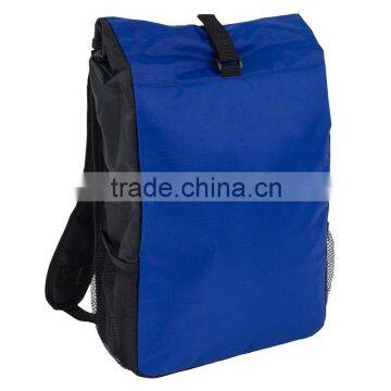 top foldable nylon waterproof cooler backpack with hook and loop closure
