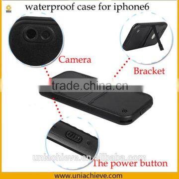 Case for IPhone 6/6 Plus Waterproof Mobile Phone Case With Adjustable Phone Holder Purple photo-2