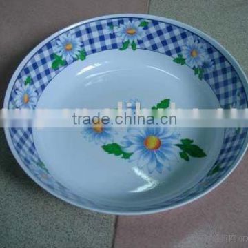 Melamine plate printing