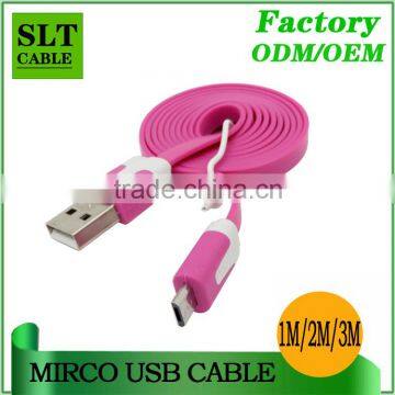 SLT Wholesale 1M 2M 3M Colorful Micro Usb Charger Awm 2725 Cable Quality Choice photo-3