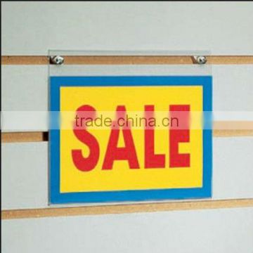 Acrylic Wall Mounted Sign Holder A5 Landscape